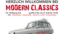 Desktop Screenshot of modernclassics.at