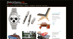 Desktop Screenshot of modernclassics.info